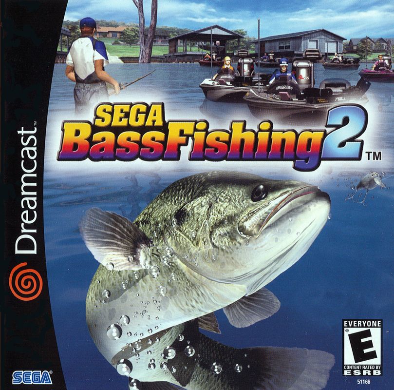 Sega Bass Fishing 2 box art for Sega Dreamcast